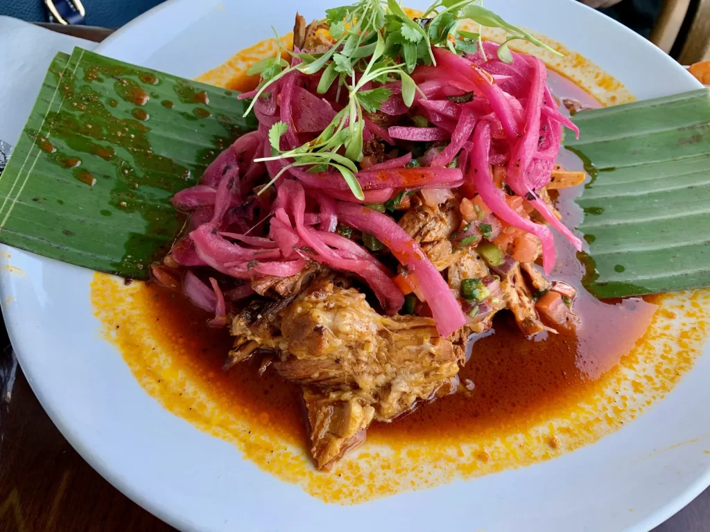 From the Menu at Barrio Café